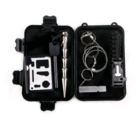 Outdoor Survival Gear Camping Hiking Kit Portable Tools